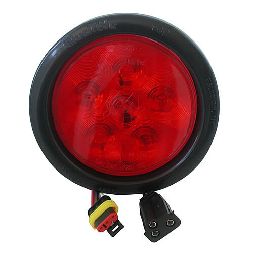 Truck Lite LED Super 44 Stop Tail Turn, 6 Diode Grommet Mount Lamp Kit 44030R