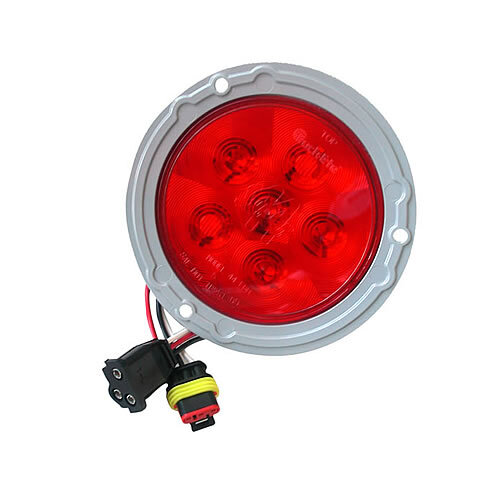 Truck Lite LED Super 44 Stop Tail Turn With Gray Flange, 6 Diode Lamp Kit - 44032R