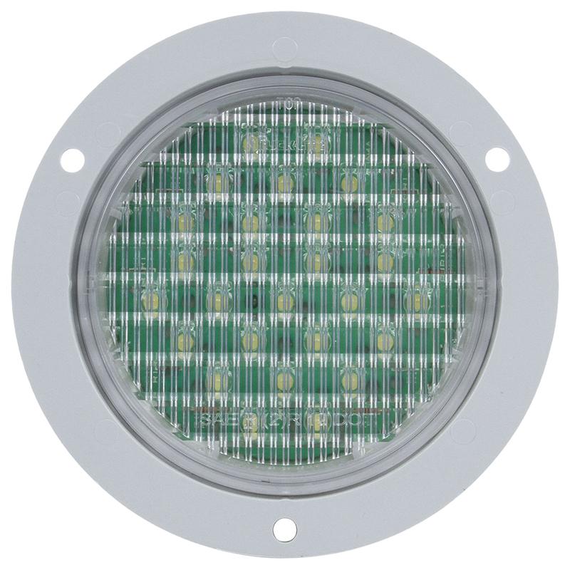 Truck Lite LED 44 Series Back-Up Two Lamp With Flange Kit, Diamond Shel - 44145C