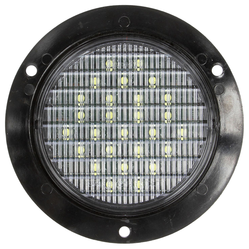 Truck Lite LED 44 Series Back-Up, Two-Lamp Kit With Black Flange - 44146C