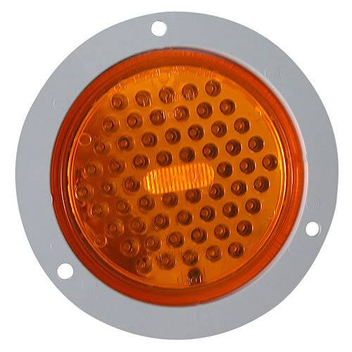 Truck Lite LED Super 44 Front Park Turn Lamp With Gray Flange - 44223Y