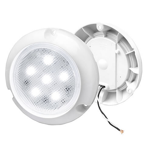 Truck Lite Led 44 Series Surface Mount Dome Lamp Flange H/W 44439C