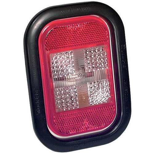 Truck Lite Long Life Vehicle 45 Series Reflectorized Clear Back-Up Lamp Kit - 45024