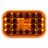 Truck Lite LED Signal Stat Stop Tail Turn & Rear Turn, Rectangular 24 Diode Pattern, Bulk - 4550A-3
