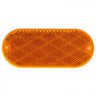 Truck Lite Oval Two Hole Reflector, Yellow, Bulk - 54A-3