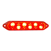Truck Lite 61 Series, LED, Auxiliary, Brake-Activated Warning Light - 61500R