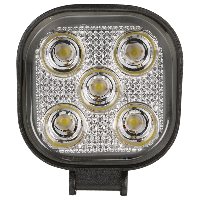 Truck Lite Flood, Clear, Square Lamp, 3.5" X 3.5" - 8192