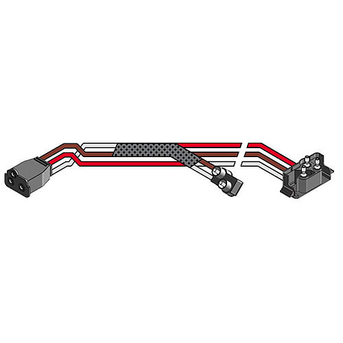 Truck Lite Right Angle Stop/Tail/Turn Plug with Adapters - 94932