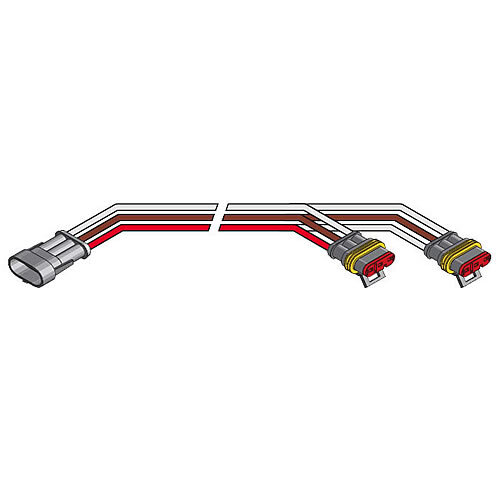 Truck Lite LED Fit 'N Forget Stop/Tail/Turn With Adapters - 95399