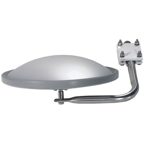 Truck Lite Assembly, 10.5 in., Metal Stainless Steel Convex Mirror, Round, Universal Mount - 97862