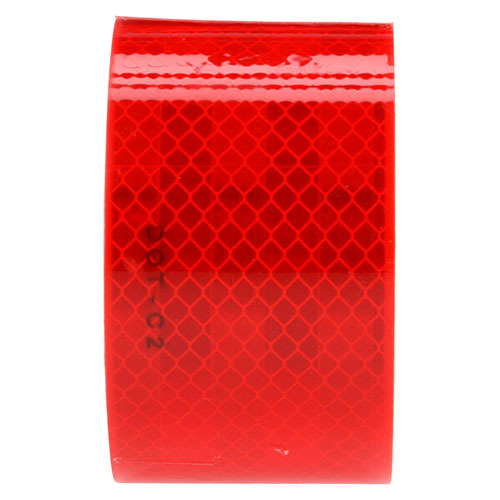 Truck Lite Reflective Tape Red/White 2" X 54" Strip - 98108