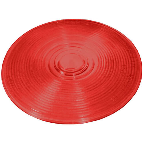 Truck Lite Round, Red, Acrylic, Replacement Lens for Front, Rear Lighting - 99007R