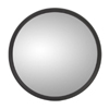 Truck Lite Offset Stud, 7.5 in., Silver Stainless Steel Convex Mirror, Round, Universal Mount - 97817