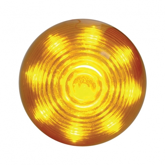United Pacific 9 LED 2" Beehive Clearance/Marker Light - Amber LED/Amber Lens - 38168