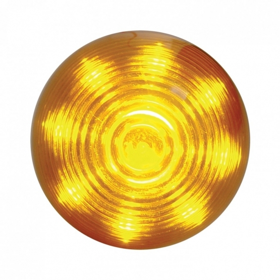 United Pacific 9 LED 2" Beehive Clearance/Marker Light - Amber LED/Amber Lens - 38168B