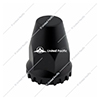 United Pacific 33Mm X 2-3/4" Matte Black Nut Original Nut Cover With Flange - Thread-On - 10552B