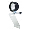 United Pacific Stainless Triangle Light Bracket With Par 36 Rubber Working Light - 20651
