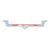United Pacific Kenworth Chrome Hood Emblem With 14 Led Light Bar - Red Led/Clear Lens - 37820