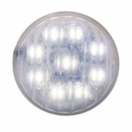 United Pacific 9 LED 2" Auxiliary/Utility Light White LED/Clear Lens 38030B