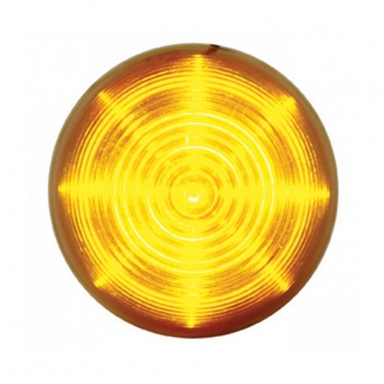 United Pacific 13 LED 2 1/2" Beehive Clearance/Marker Light - Amber LED/Amber Lens - 38178