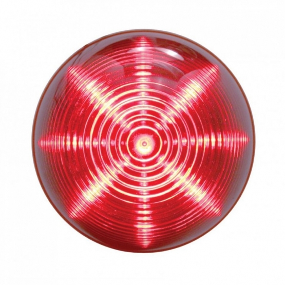 United Pacific 13 LED 2 1/2" Beehive Clearance/Marker Light - Red LED/Red Lens - 38179
