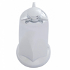 United Pacific 33Mm X 3-1/4" Chrome Plastic Tall Nut Cover With Spinner Top - Push-On - 10089