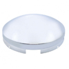 United Pacific 4 Even Notched Chrome Dome Front Hub Cap - 3/4" Side Wall - 10103