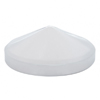 United Pacific 7-1/2" Chrome Pointed Rear Hub Cap - 10227
