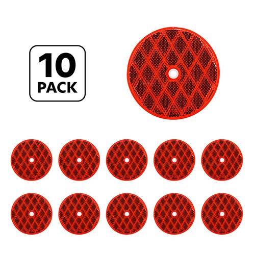 United Pacific 3 3/16" Round Center Bolt Reflector