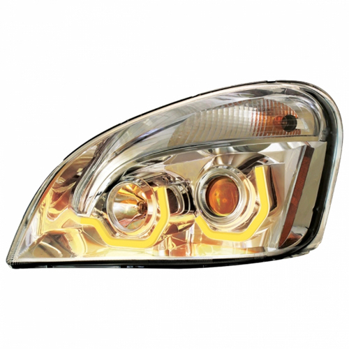 United Pacific Freightliner Chrome Projection Headlight Light Bar