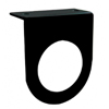 United Pacific 2-1/2" Black Light Bracket With Flange - 1 Hole - 34004