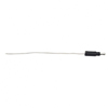 United Pacific 6" Single Lead Wire With .180 Bullet Termination & Stripped End - White - 34214