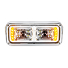 United Pacific 10 High Power Led "Chrome" Projection Headlight With Led Turn Signal & Position Light Bar 35823