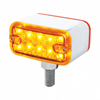 United Pacific 10 LED Dual Function Double Face Reflector Light - T Mount - Amber/Red Lens - No Bezel - 36414