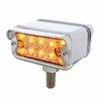 United Pacific 10 LED Dual Function Double Face Reflector Light - T Mount - Clear/Clear Lens - Horizontal Visor - 36415