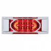 United Pacific 16 Red LED Reflector Clearance/Marker Light with Chrome Bezel Red Lens 36894