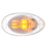 United Pacific 7 LED Freightliner Turn Signal Light - Amber LED/Clear Lens - 37078