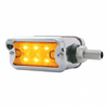 United Pacific 6 LED Dual Function Straight Mount Double Face Light With Horizontal Visor - Amber LED - 37504