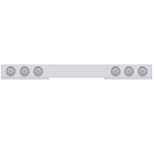 United Pacific Universal Chrome 1 Piece Rear Light Bar