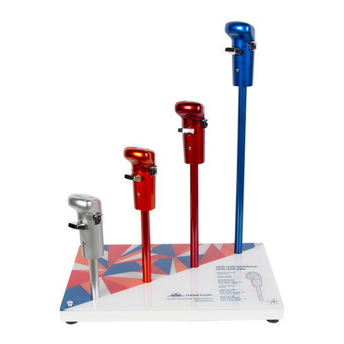 United Pacific Universal Shifter Assemblies Display