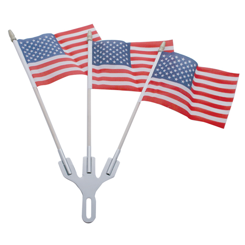 United Pacific Auto Universal Stainless Steel Flag Holder