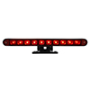 United Pacific 10 LED Dual Function 3rd Brake Light With Black Swivel Pedestal Base - Red LED/Red Lens - 33011