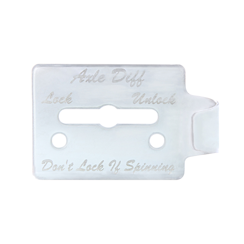 United Pacific Peterbilt Switch Guard Plate