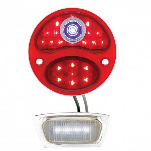 United Pacific Auto LED 12V Tail Light With Blue Dot