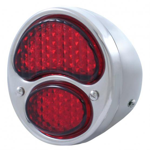 United Pacific Auto 19 LED 12V Polished Tail Light
