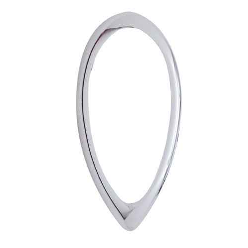 United Pacific Auto Chrome Die-Cast Flush Mount Bezel