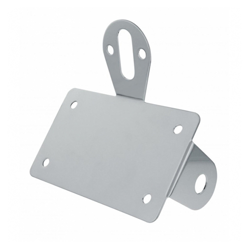United Pacific Auto Bobber Style License Plate & Light Bracket
