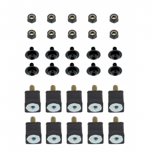 United Pacific Volvo Black Grille Screw Set