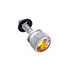 United Pacific 2001-2005 Peterbilt Dash Screw With Amber Diamond (6 Pack) - 23847