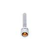 United Pacific Chrome Long Dash Screw With Copper Crystal For Freightliner (Bulk) - 24051B